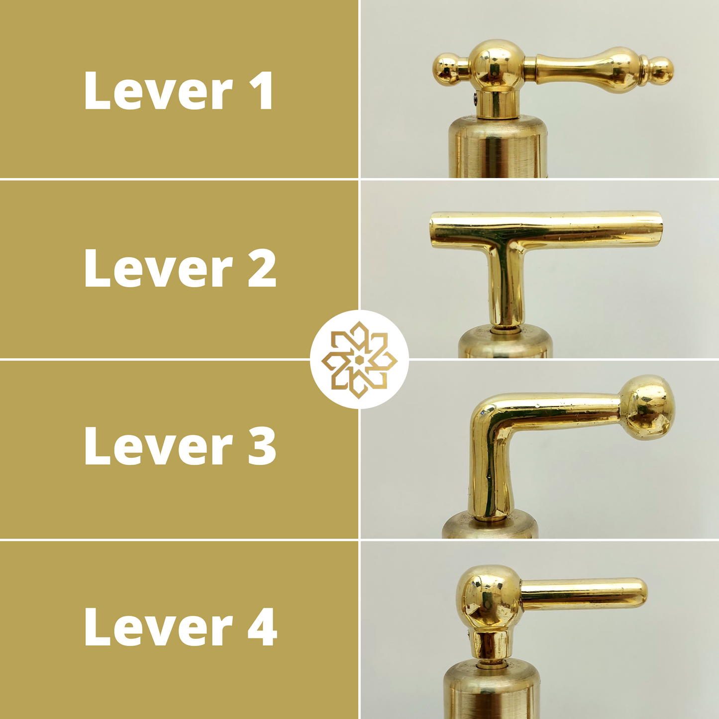 Unlacquered Brass Bridge Faucet with Sprayer, Brass Kitchen Faucet With Lever Handles - Ref: BF2LLB001-SP