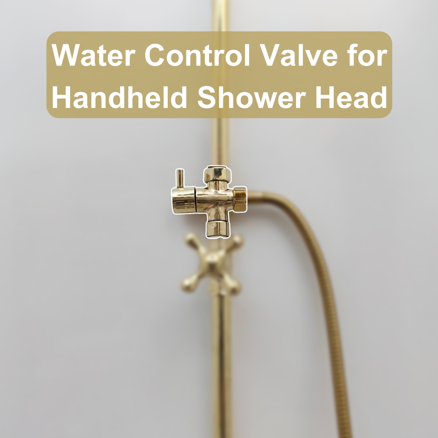 Unlacquered Brass Shower System with Round Rain Shower Head, Handheld Shower Head, Tub Filler, and Lever Handles - Ref: SS2H8TFL